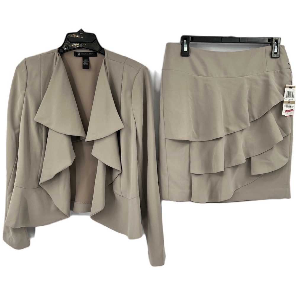 International Concepts INC Ruffled Skirt Set Size 12